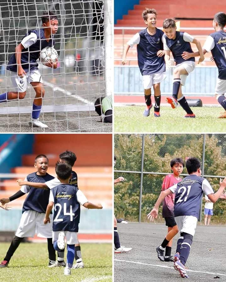 Young players during Powergoal Academy match play