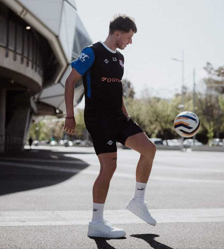 Powergoal Academy coach controlling the ball in Melbourne