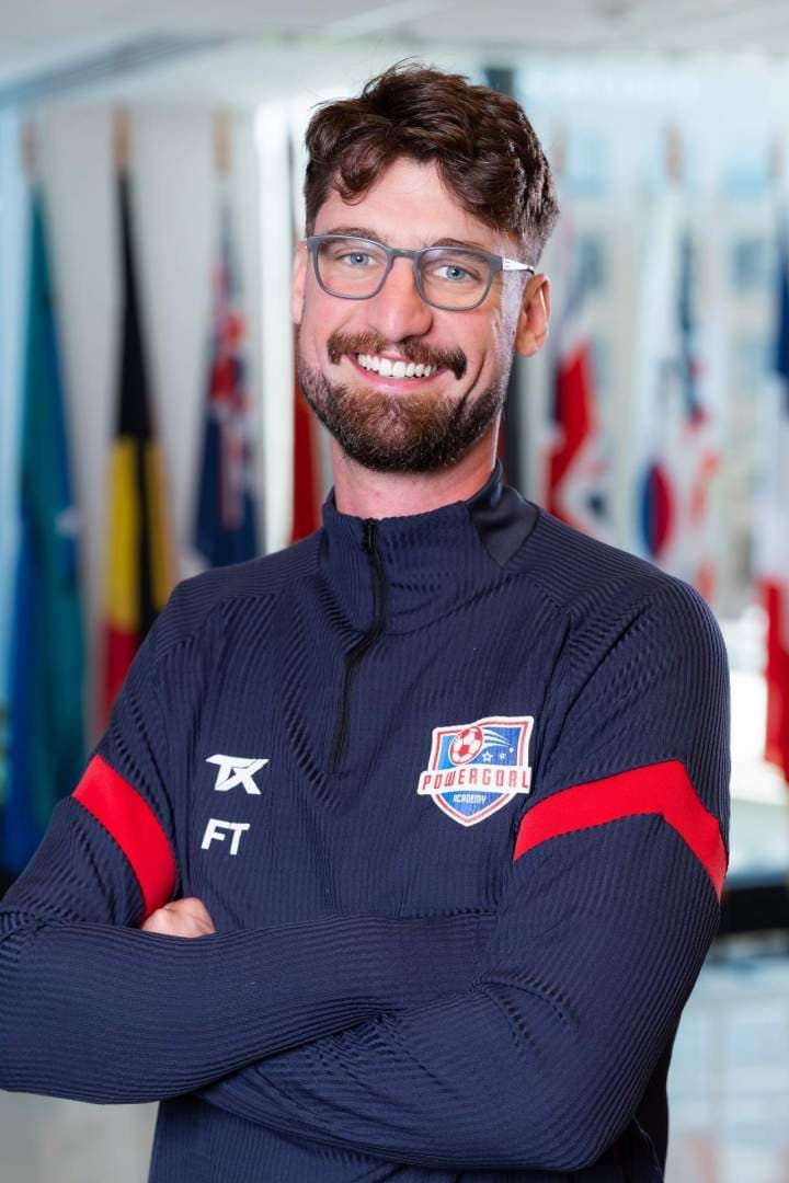 Powergoal Academy coach on the field